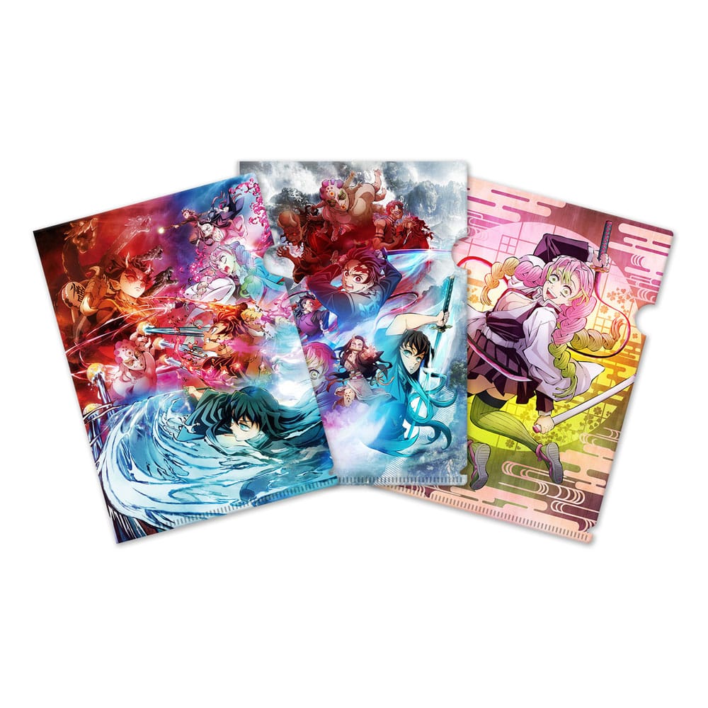 Demon Slayer: Kimetsu no Yaiba Clearfile 3-Set 01 - FanofThings.co.uk