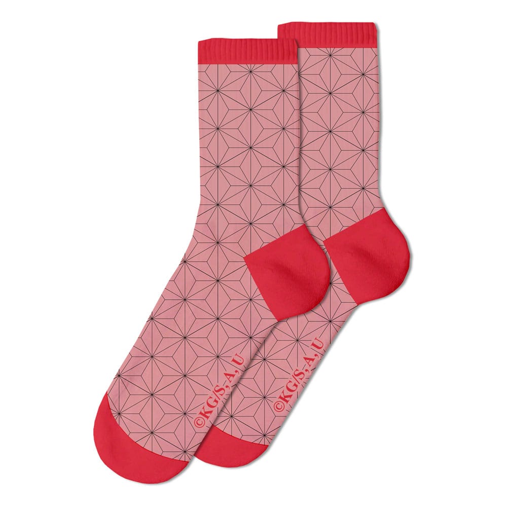 Demon Slayer: Kimetsu no Yaiba Socks 2-Pack Nezuko Kamado 36-40 Footwear