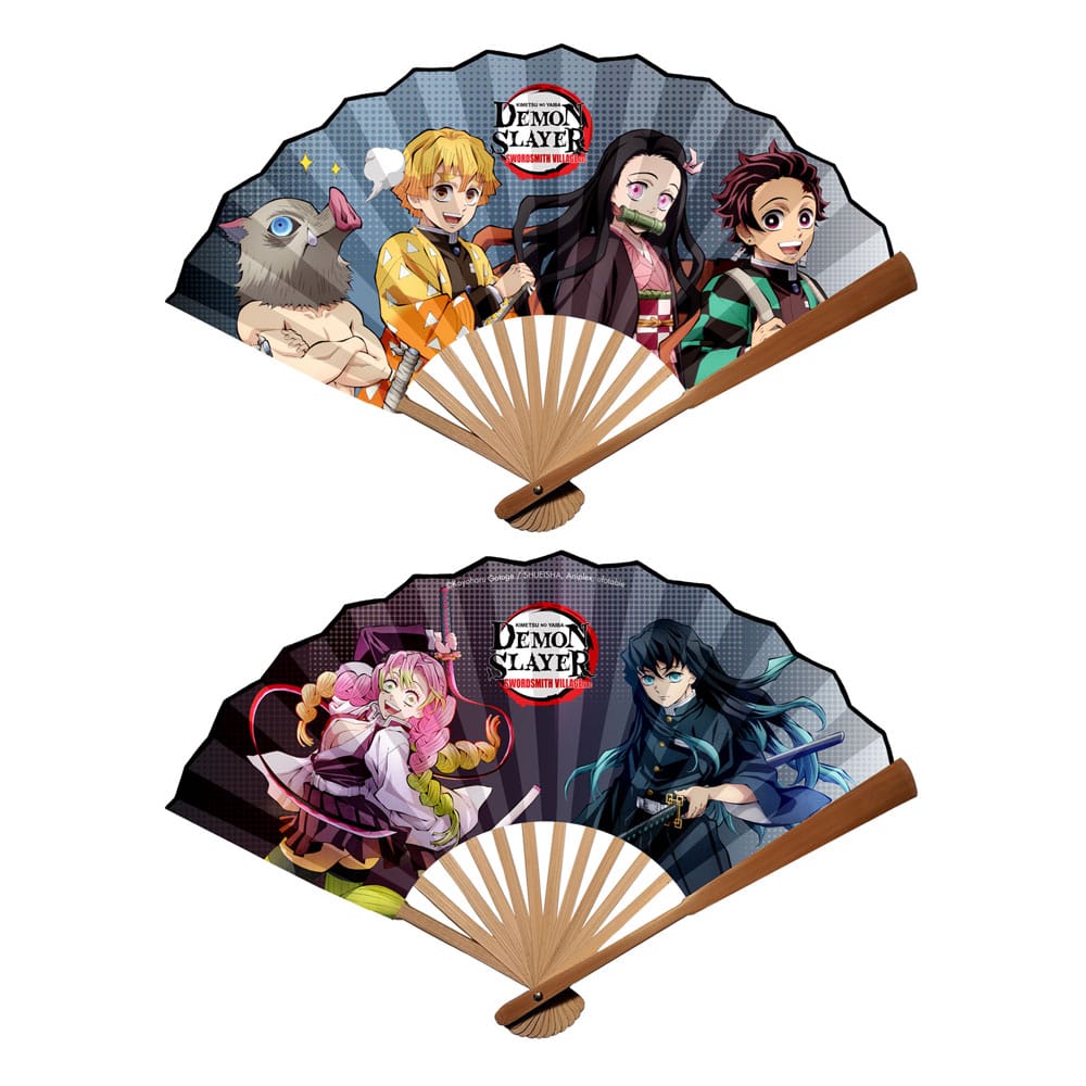Demon Slayer: Kimetsu no Yaiba Folding Fan - FanofThings.co.uk