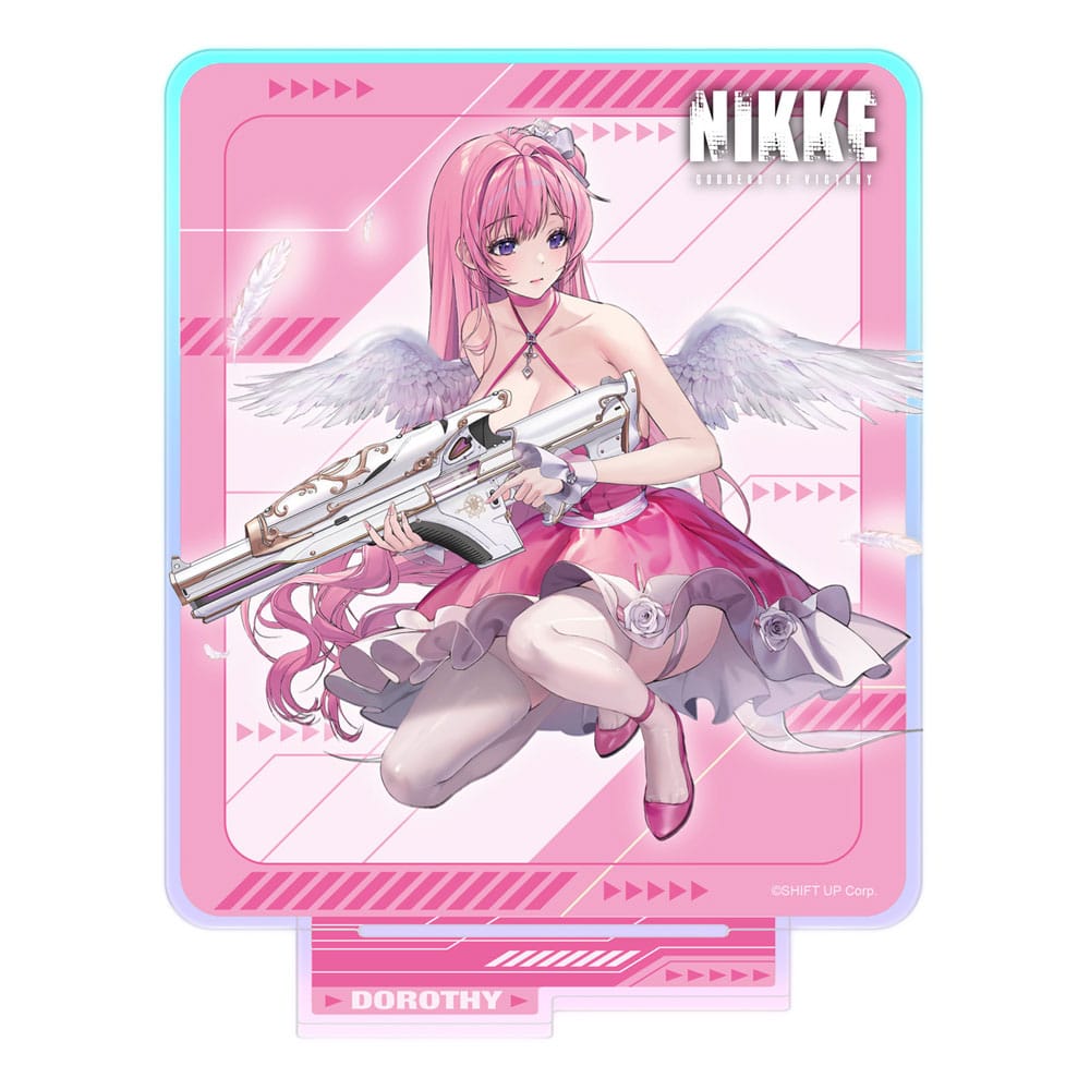 Goddess of Victory: Nikke Crouching Series Acrylic Stand Dorothy Holographic 14 cm Mini-figures