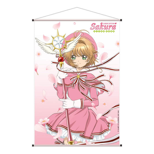 Cardcaptor Sakura Clear Card Wallscroll Sakura Kinomoto Cherry Blossoms 60 x 90 cm Sakami Merchandise