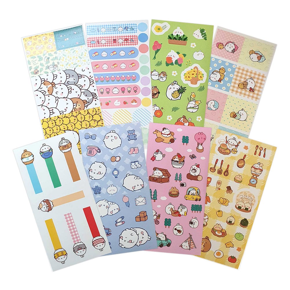 Molang Sticker Pack Happy Days Sakami Merchandise