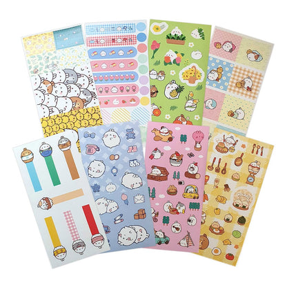 Molang Sticker Pack Happy Days Sakami Merchandise