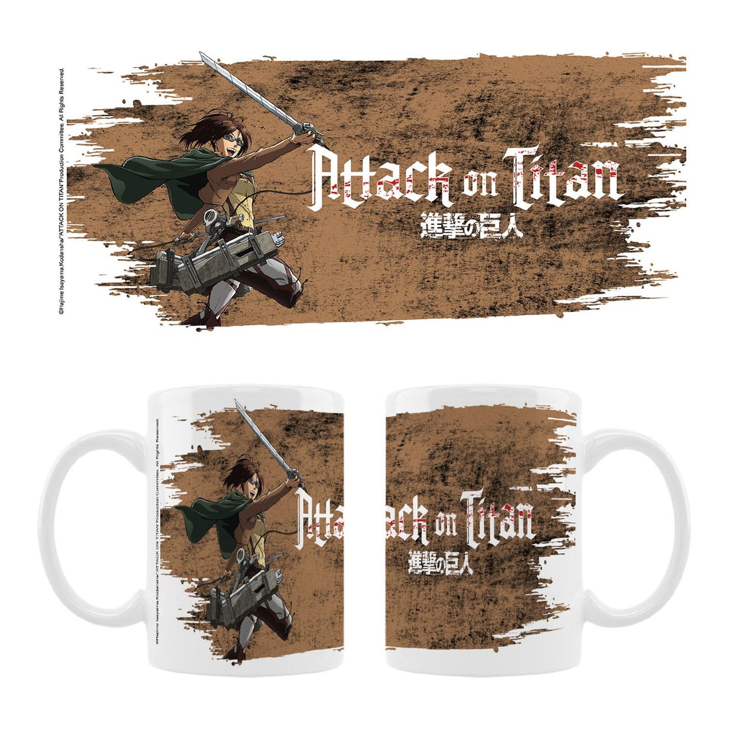 Attack on Titan Ceramic Mug Hange Cups & Mugs