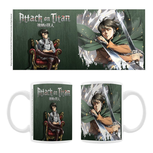 Attack on Titan Ceramic Mug Levi Sakami Merchandise