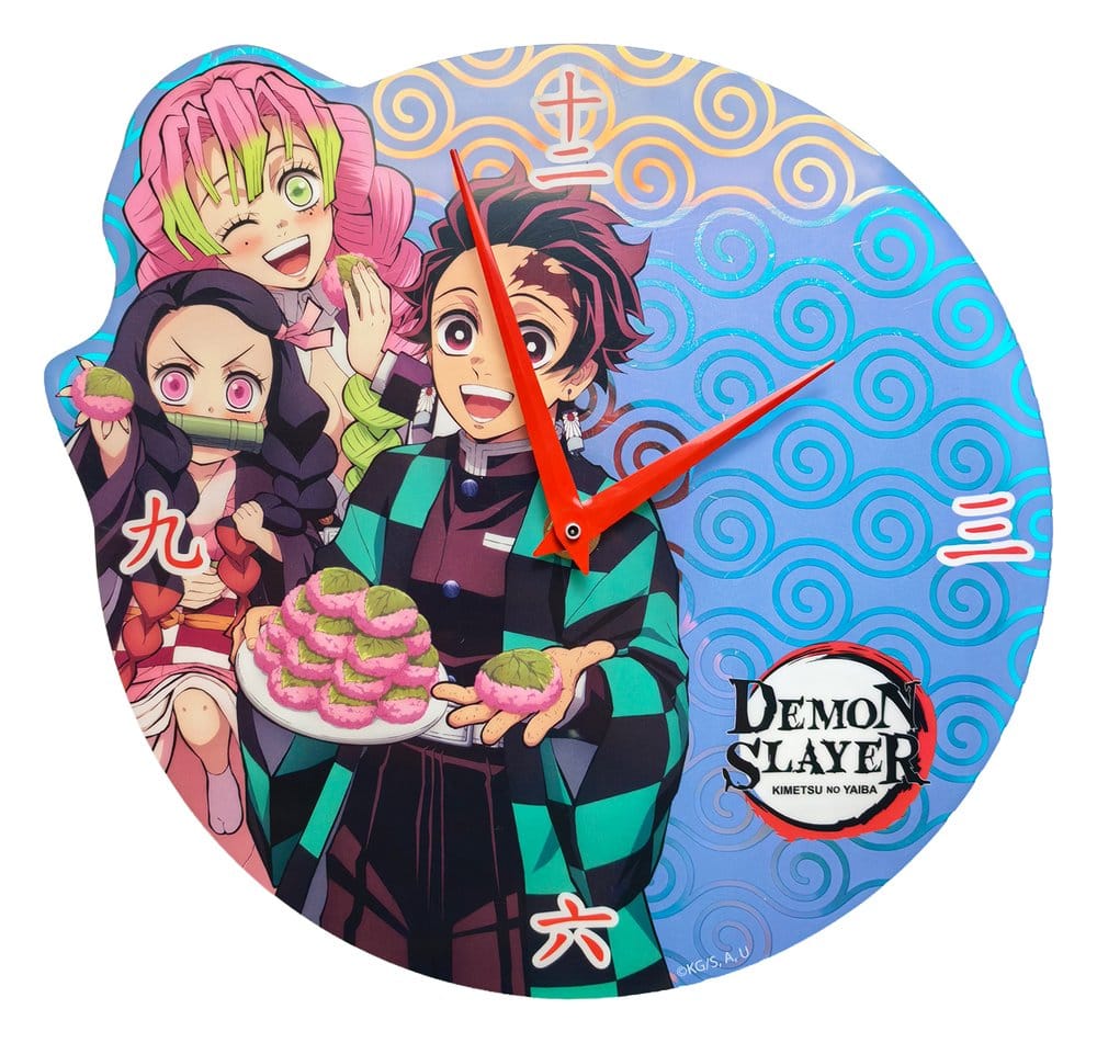 Demon Slayer: Kimetsu no Yaiba Wall Clock Holographic Sakami Merchandise