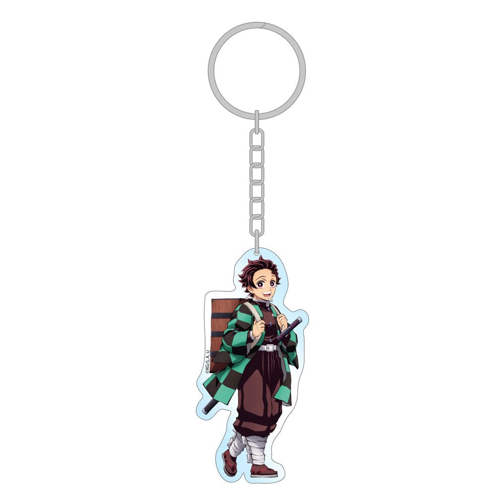 Demon Slayer: Kimetsu no Yaiba Acrylic Keychain Tanjiro Holographic 8 cm Sakami Merchandise