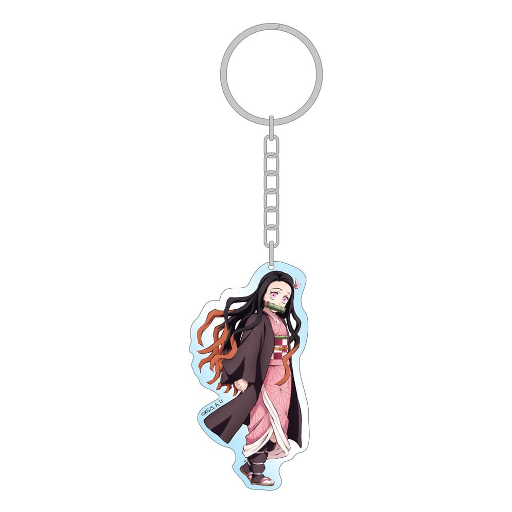 Demon Slayer: Kimetsu no Yaiba Acrylic Keychain Nezuko Holographic 7 cm Sakami Merchandise