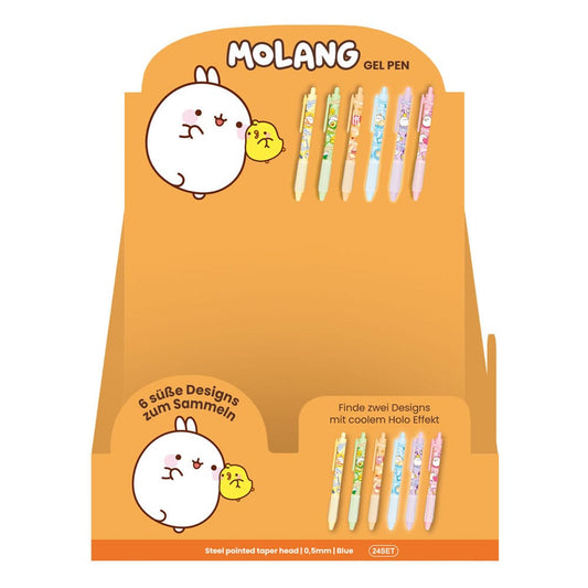 Molang Premium Gel Pens Display (24) - FanofThings.co.uk