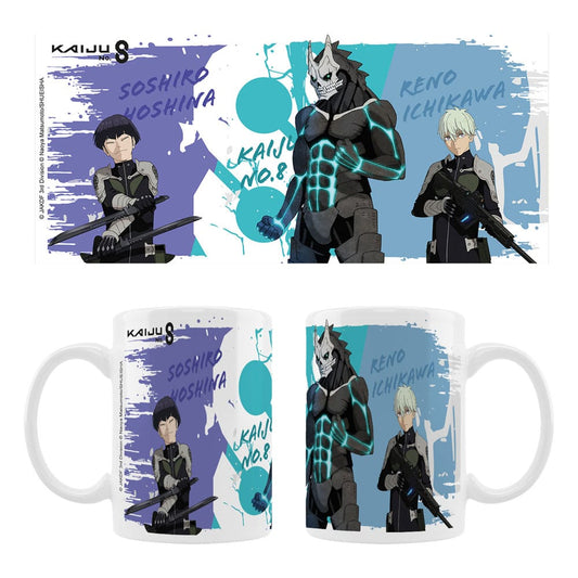 Kaiju No. 8 Ceramic Mug Kaiju No. 8, Reno Ichikawa, Soshiro Hoshina Season 2 Sakami Merchandise