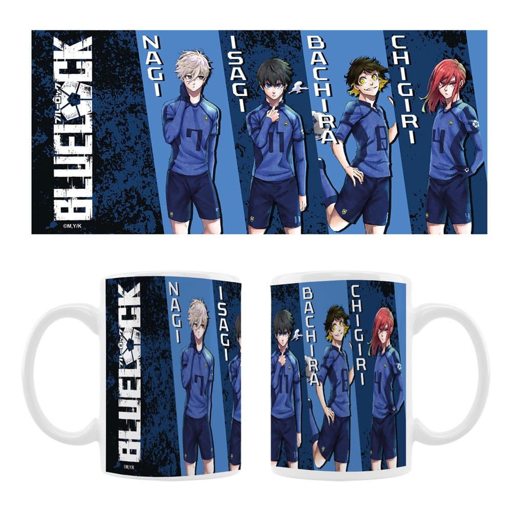 Blue Lock Ceramic Mug Nagi, Isagi, Bachira & Chigiri Sakami Merchandise
