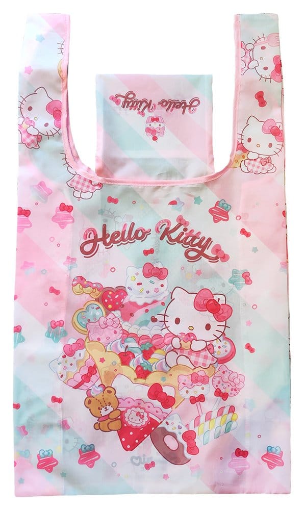 Sanrio Tote Bag Hello Kitty Snack And Sweet Foldable Sakami Merchandise