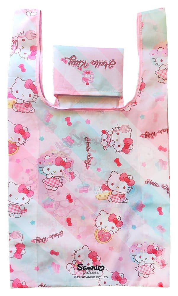Sanrio Tote Bag Hello Kitty Snack And Sweet Foldable Sakami Merchandise