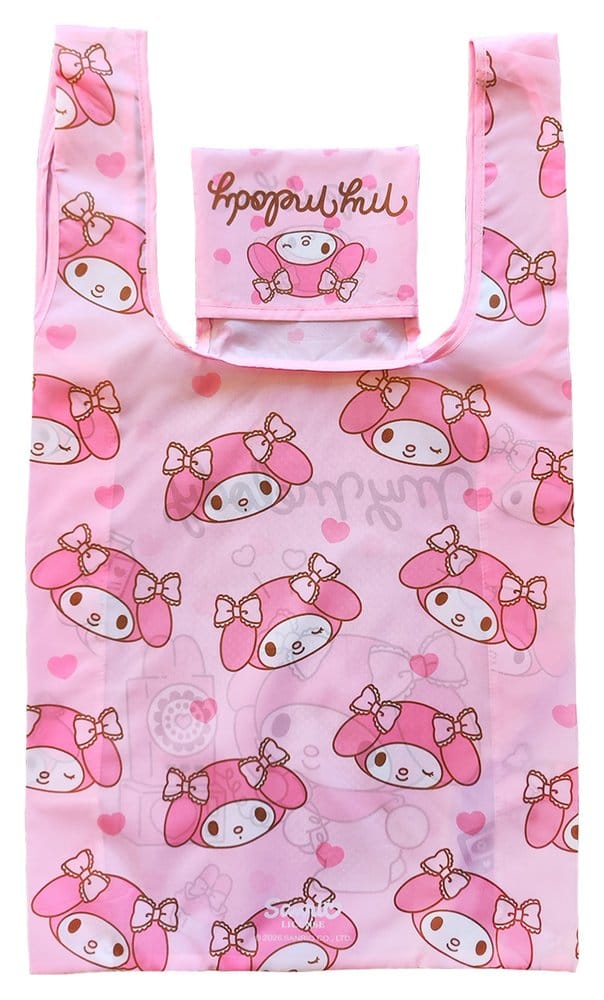 Sanrio Tote Bag My Melody Kawaii Foldable Sakami Merchandise