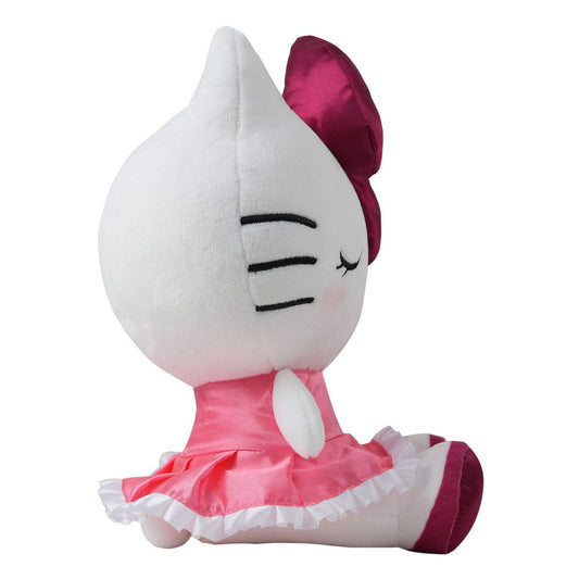 Sanrio  Plush Figure Hello Kitty Red Velvet Dress 17 cm