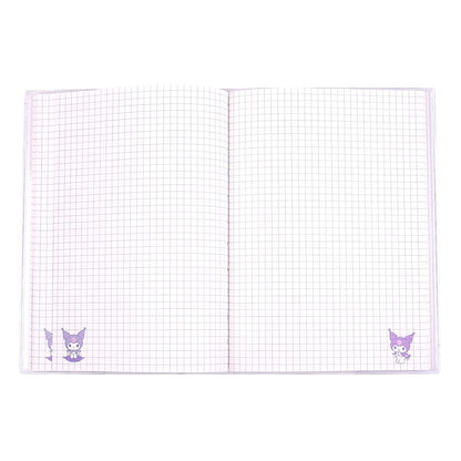 Sanrio Notebook Kuromi Japanese Holographic Checkered Sakami Merchandise