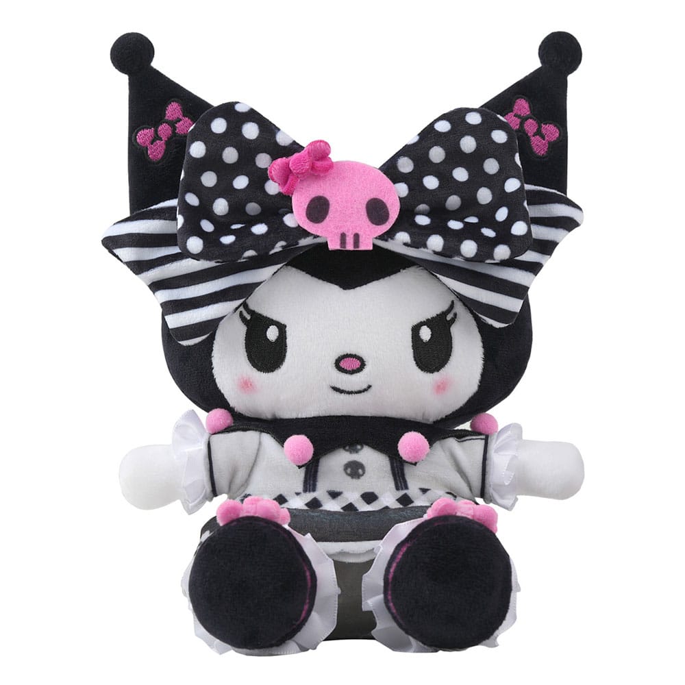 Sanrio Pink Black Party Series Plush Figure Kuromi 35 cm Sakami Merchandise