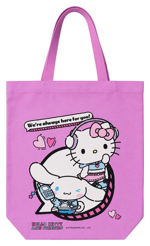 Sanrio Tote Bag Hello Kitty & Friends Pop Style 34.5 x 43 cm