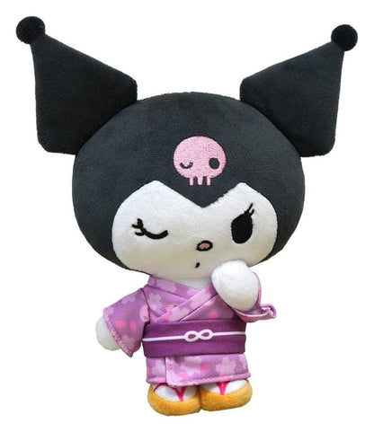 Sanrio  Plush Figure Kuromi Kimono Version 22 cm Sakami Merchandise
