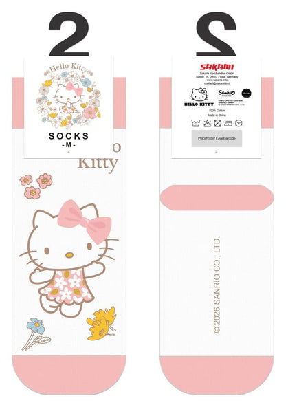 Sanrio Socks Hello Kitty Buttercream Short 36-40 Sakami Merchandise