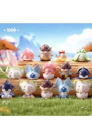 Genshin Impact Natlan Saurian Series Mini Figures 4 cm Blind Box Display (20) Sakami Merchandise