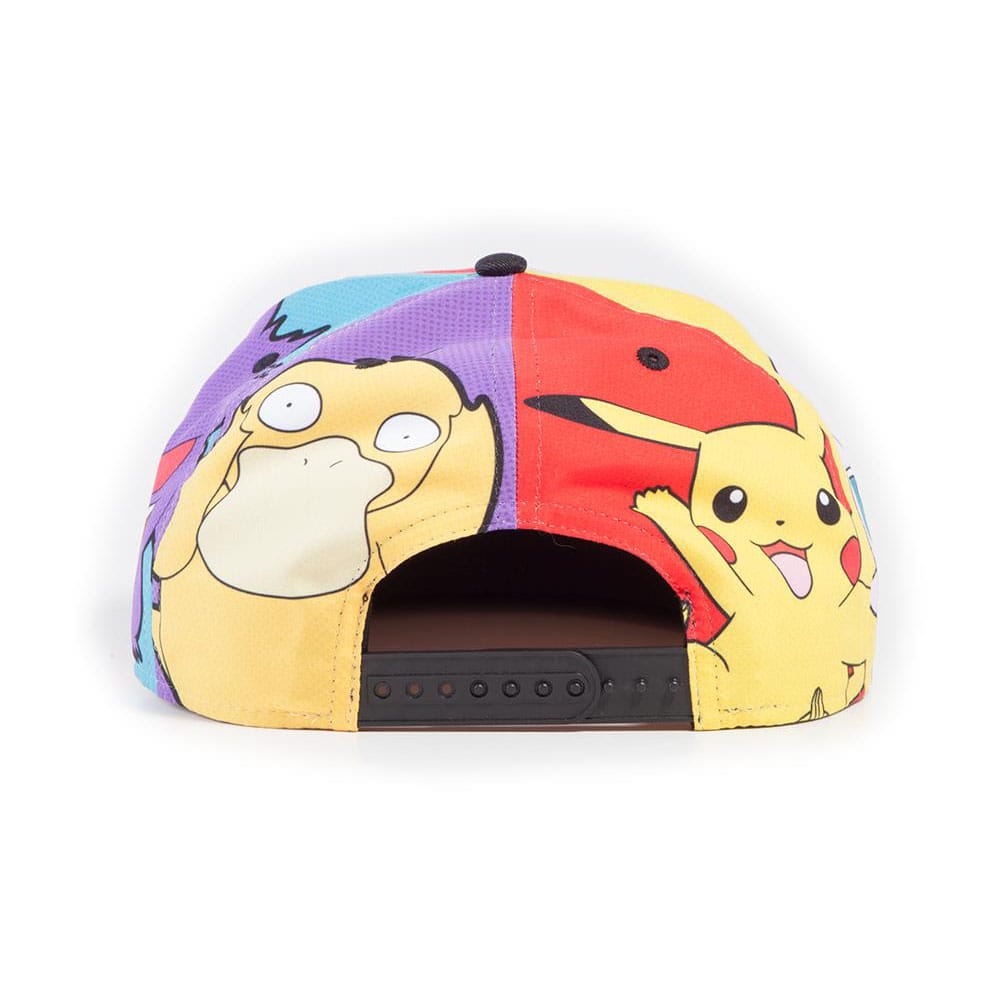 Pokemon Snapback Cap Multi Pop Art Difuzed