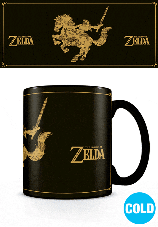 Legend of Zelda Heat Change Mug Map Pyramid International