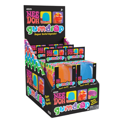 NeeDoh Squeeze Figures Gumdrop Display (6) Mini-figures