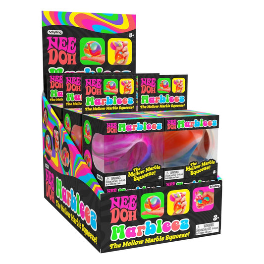 NeeDoh Squeeze Figures Marbleez Ball 7 cm Display (6)