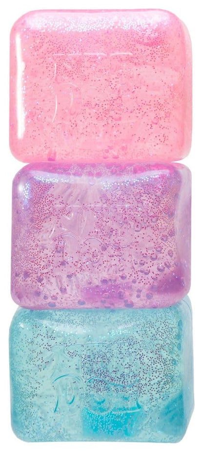 NeeDoh Squeeze Ball Nice Cube Glitter & Glow 5 cm Display (12)