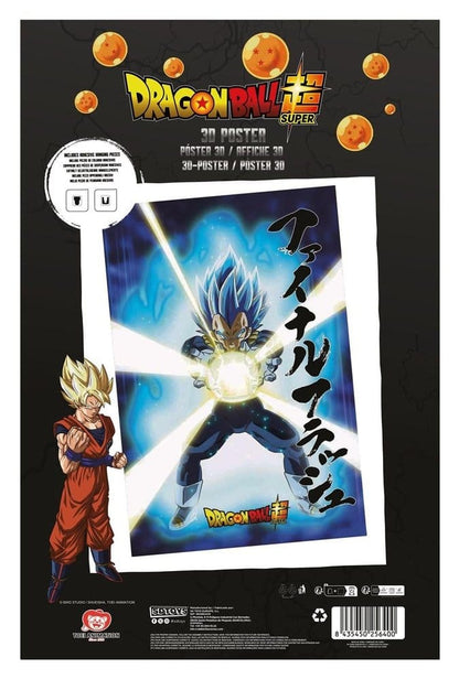 Dragon Ball Super 3D Poster Survival Vegeta 38 x 58 cm SD Toys