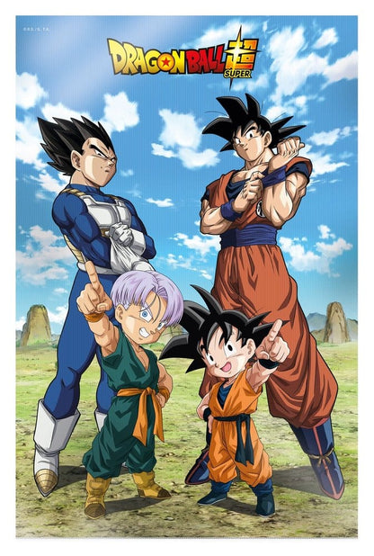 Dragon Ball Super 3D Poster Battle of Gods Goku Vegeta Family 38 x 58 cm SD Toys