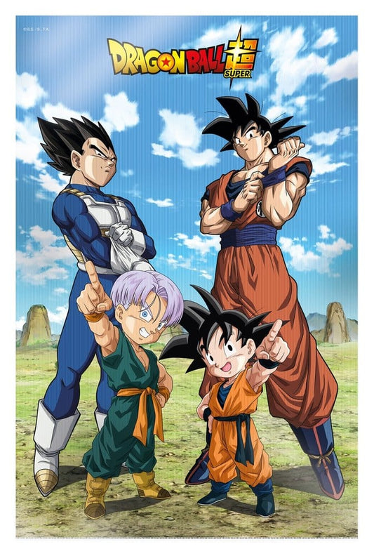 Dragon Ball Super 3D Poster Battle of Gods Goku Vegeta Family 38 x 58 cm SD Toys