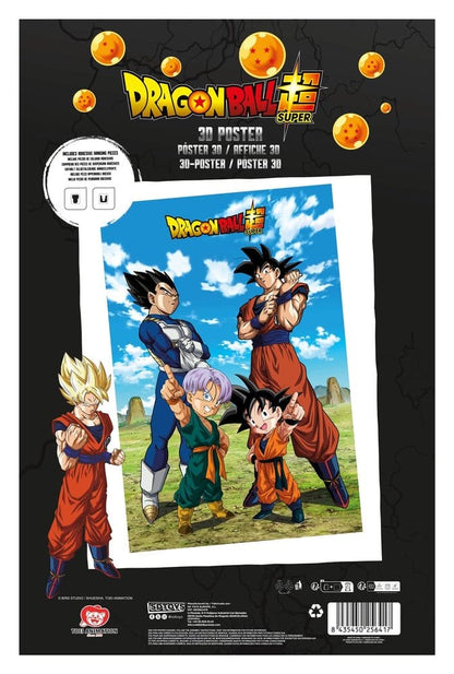 Dragon Ball Super 3D Poster Battle of Gods Goku Vegeta Family 38 x 58 cm SD Toys