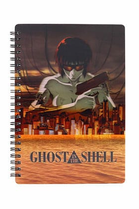 Ghost in the Shell Notebook with 3D-Effect City Stationery