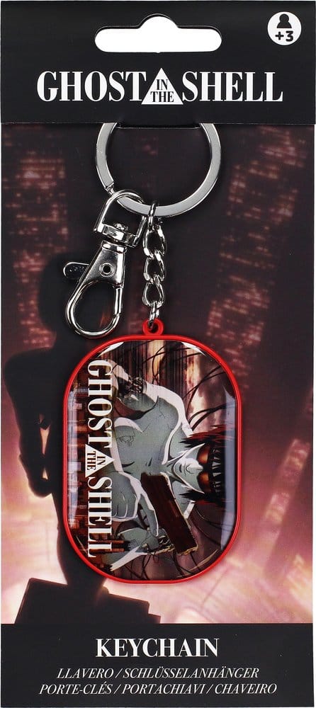 Ghost in the Shell Metal Keychain Armed Motoko 14 cm
