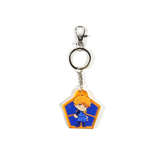 Blue Lock Acrylic Keychain Rensuke Kunigami Chibi Style 5 cm Keyrings