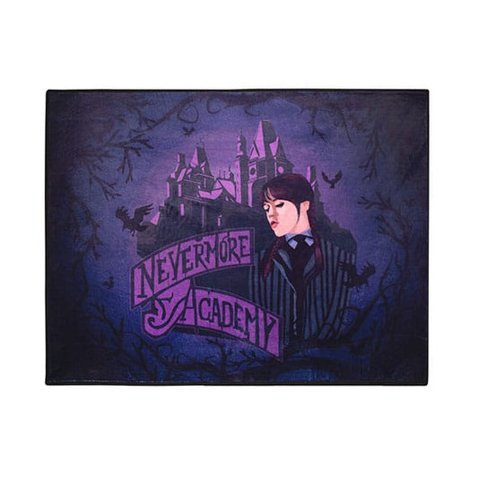 Wednesday Indoor Mat Nevermore Academy 80 x 60 cm - FanofThings.co.uk