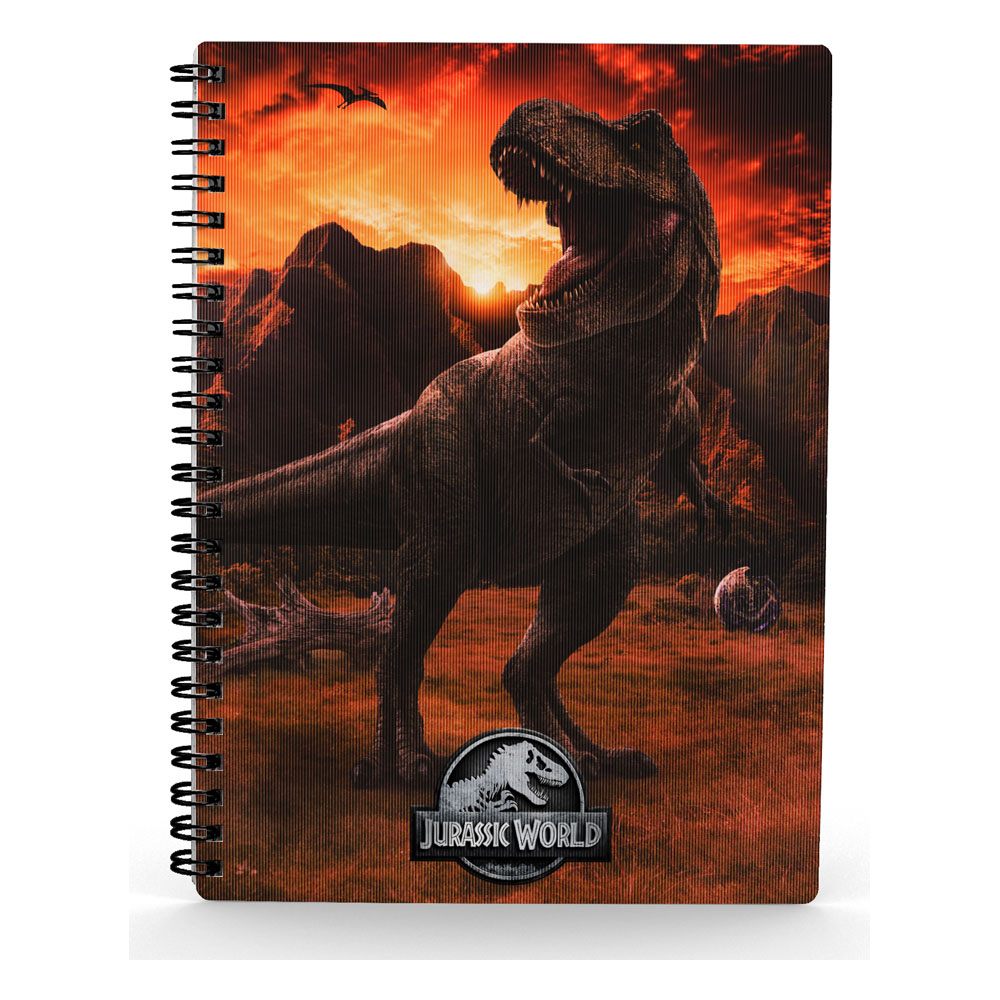 Jurassic World Notebook with 3D-Effect Into The Wild Stationery