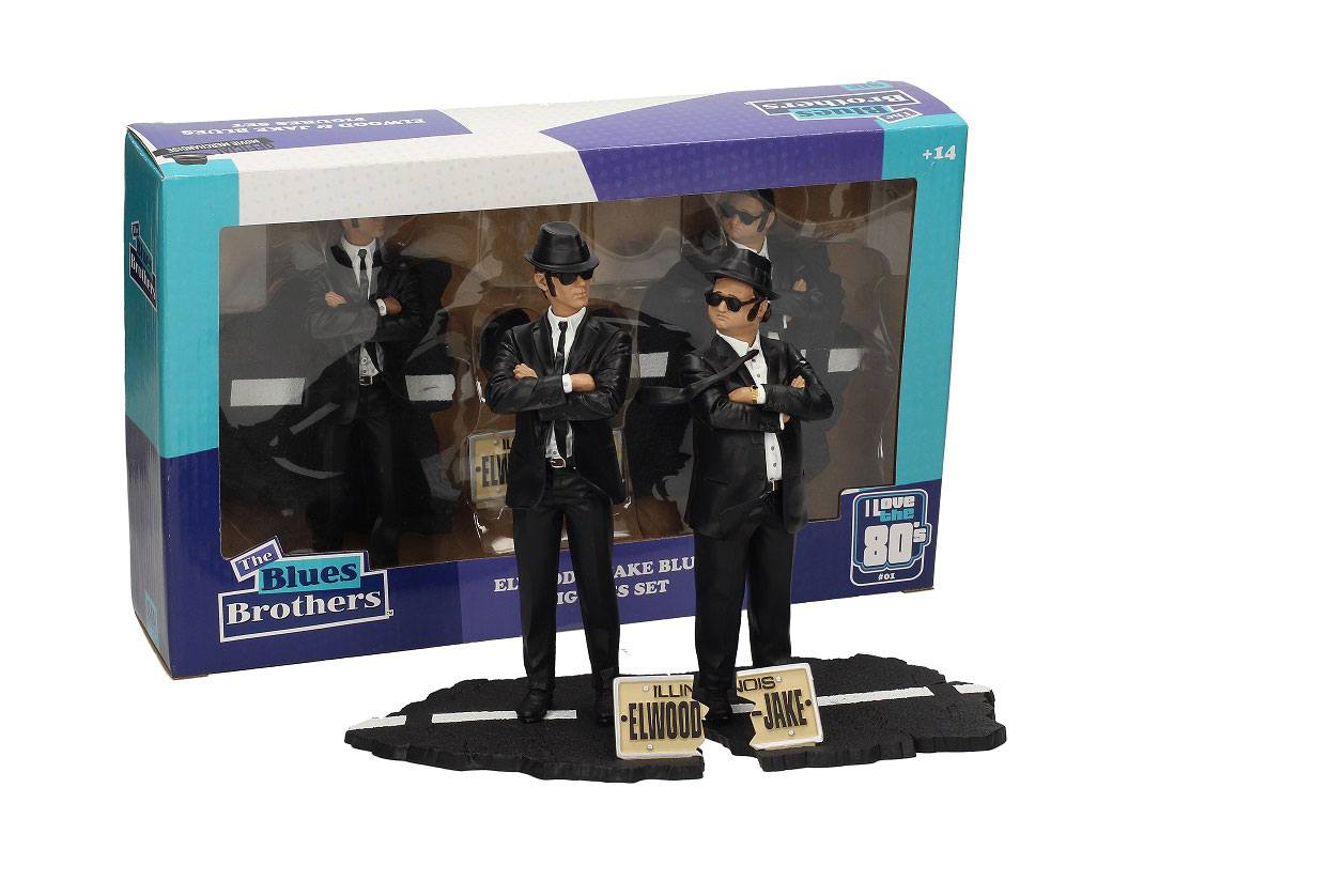 Blues Brothers Movie Icons Statue 2-Pack Jake & Elwood 18 cm Statues
