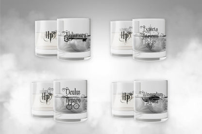 Harry Potter Crystal Glasses 4-Pack Spells SD Toys