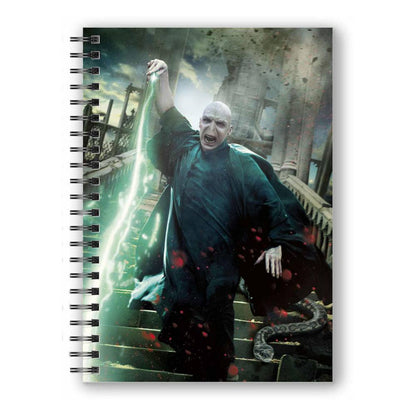 Harry Potter Notebook with 3D-Effect Voldemort Poster Stationery