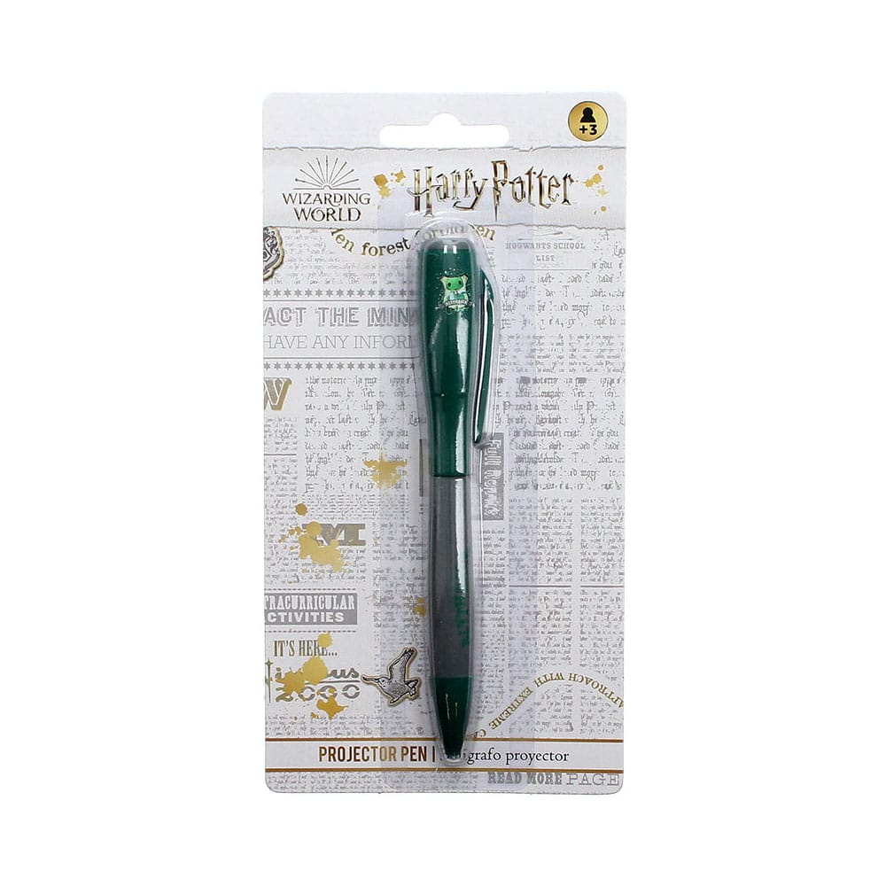 Harry Potter Pen with Light Projector Slytherin - FanofThings.co.uk
