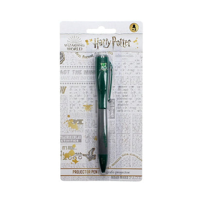 Harry Potter Pen with Light Projector Slytherin - FanofThings.co.uk