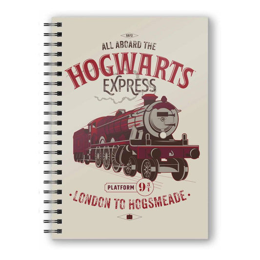 Harry Potter Notebook with 3D-Effect All Aboard the Hogwarts Express Stationery