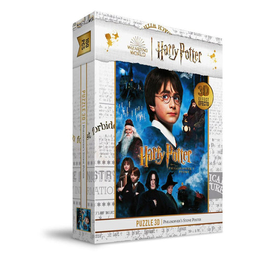 Harry Potter Jigsaw Puzzle with 3D-Effect Philosopher's Stone Poster (100 pieces) - FanofThings.co.uk