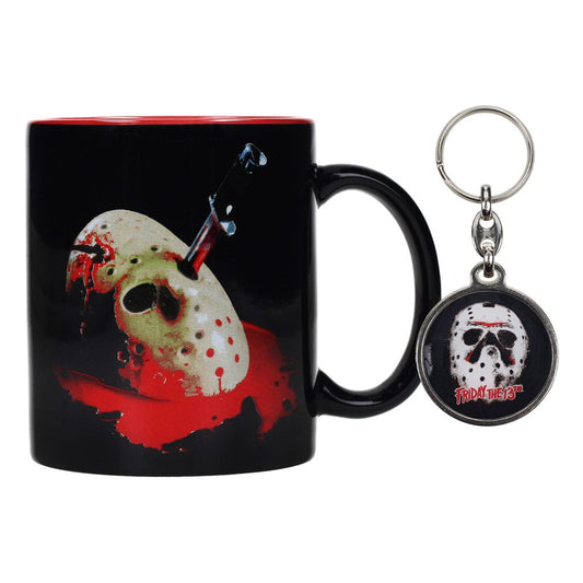Friday the 13th Gift Set Mug & Keyring Jason's Mask SD Toys