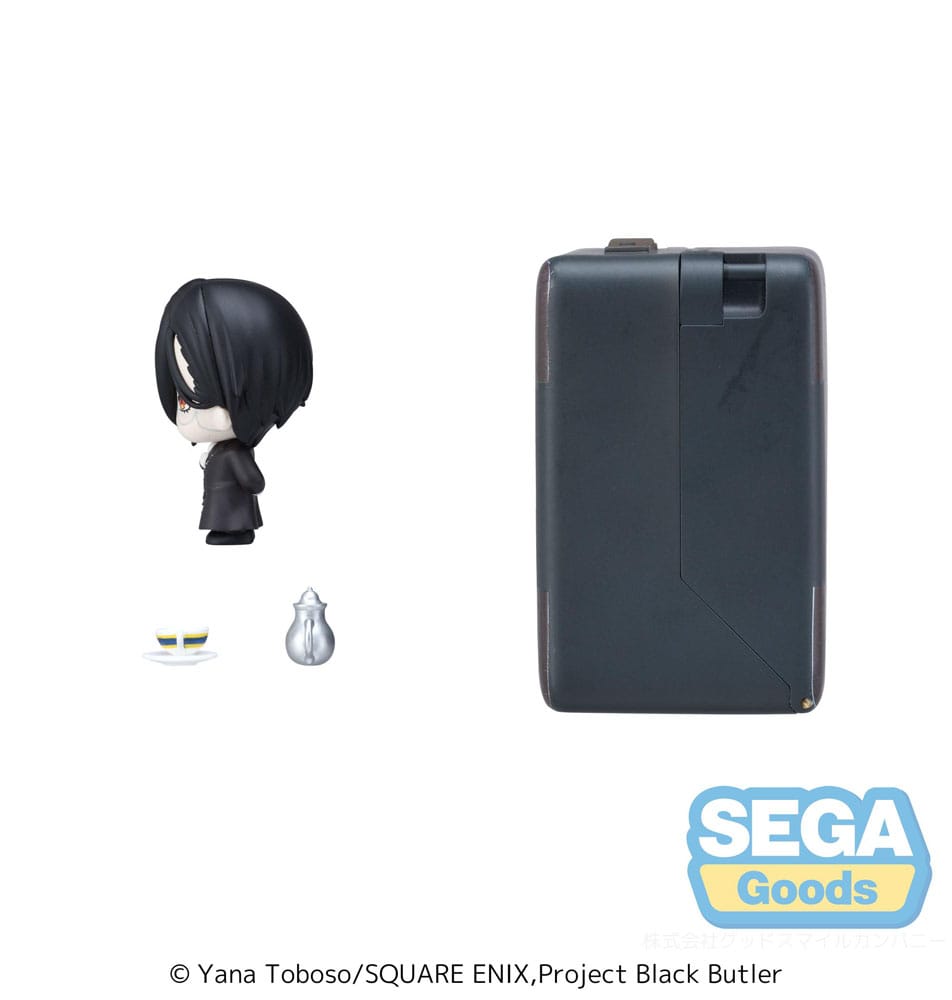 Black Butler: Boarding School Arc Petite World Memories Mini Figure Sebastian Michaelis (EX) 8 cm