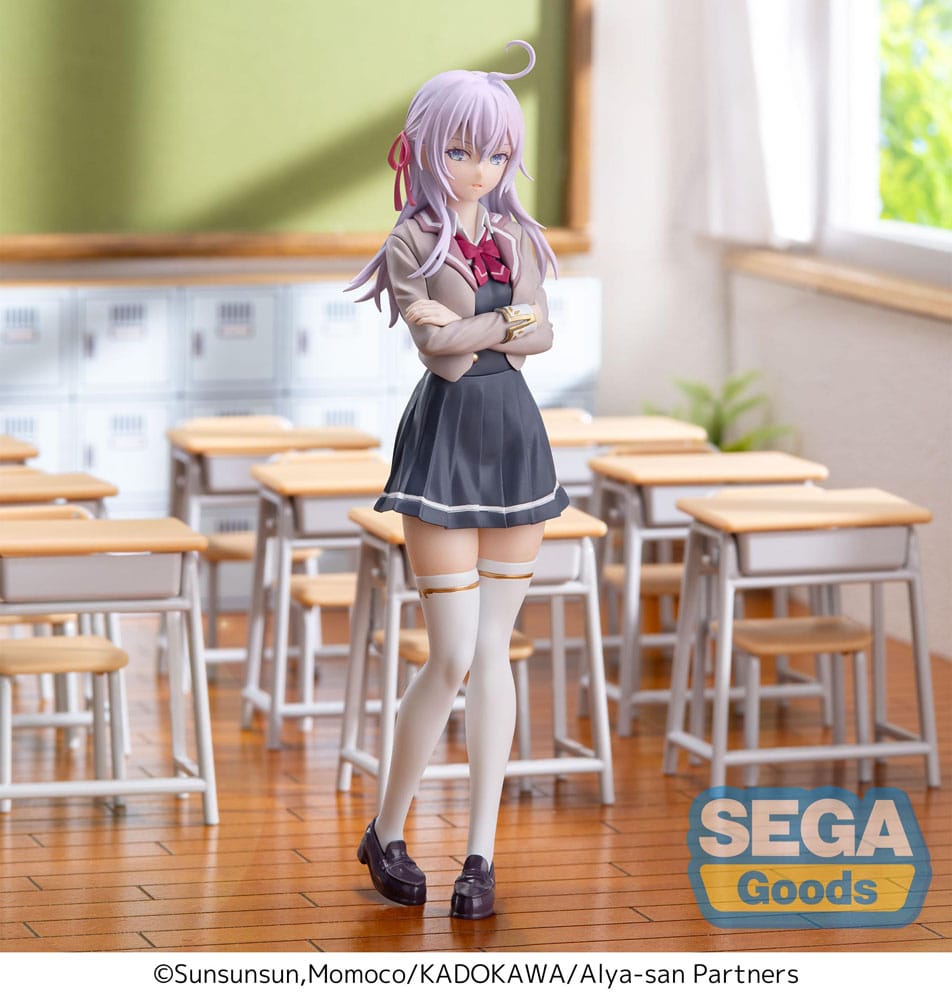 Alya Sometimes Hides Her Feelings in Russian Luminasta PVC Statue Alya Uniform Ver. 18 cm Sega
