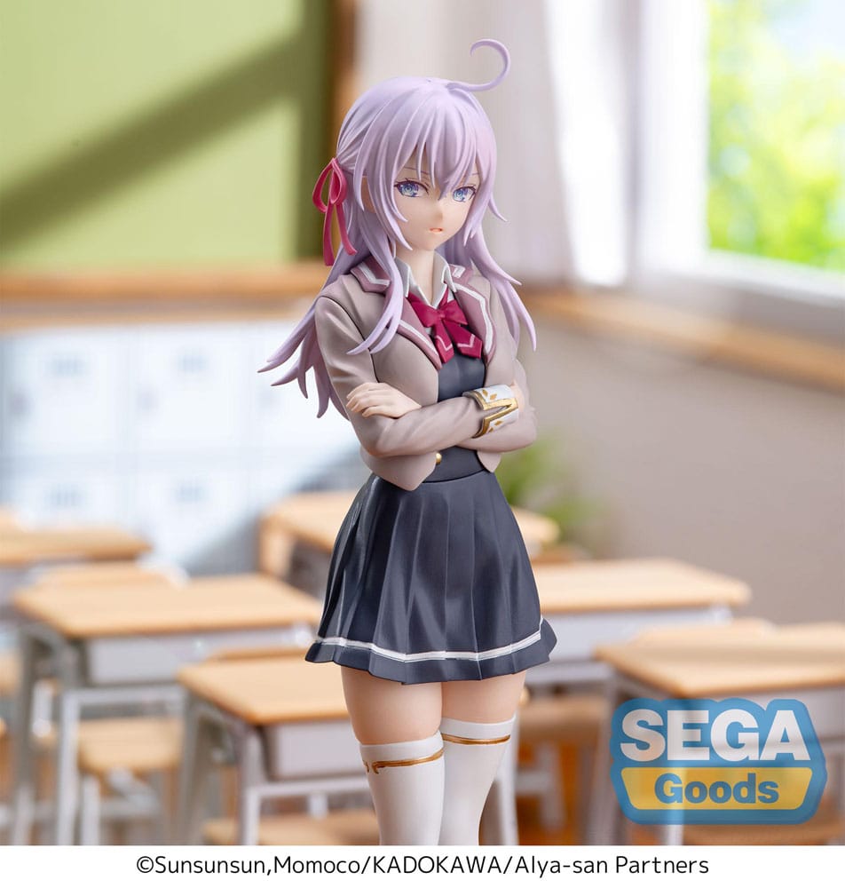 Alya Sometimes Hides Her Feelings in Russian Luminasta PVC Statue Alya Uniform Ver. 18 cm Sega